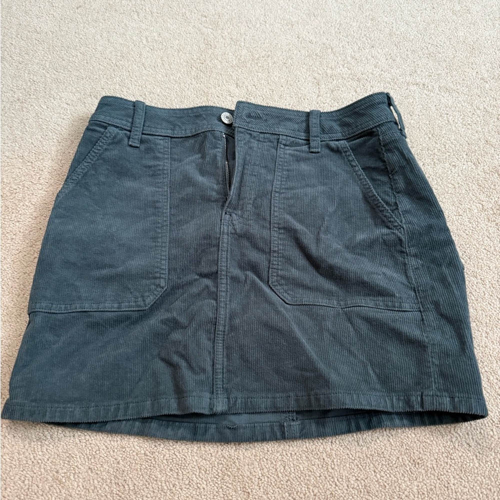 American Eagle Outfitters Dark Gray Mini Skirt